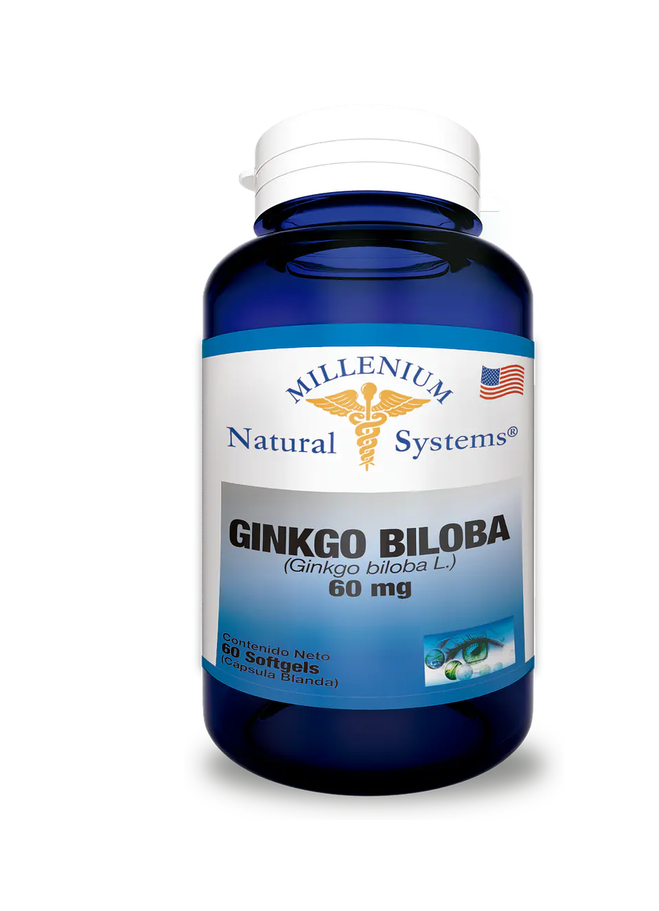 Ginkgo Biloba 60mg 60 Softgels Natural Systems 1