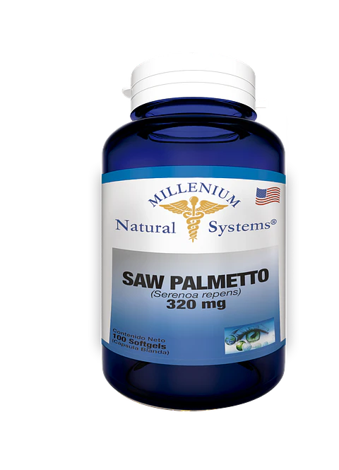 Saw Palmetto 320mg 100 Softgels Natural Systems