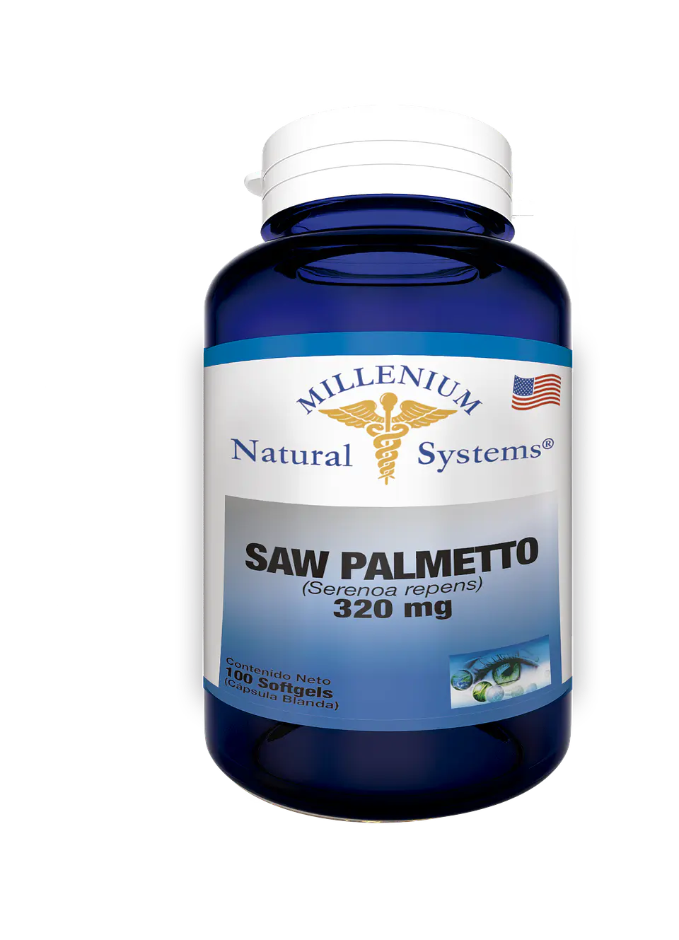 Saw Palmetto 320mg 100 Softgels Natural Systems 1