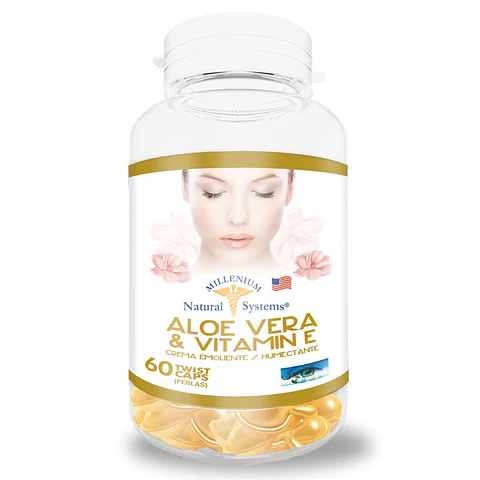 Aloe Vera & Vitamina E 60 Capsulas