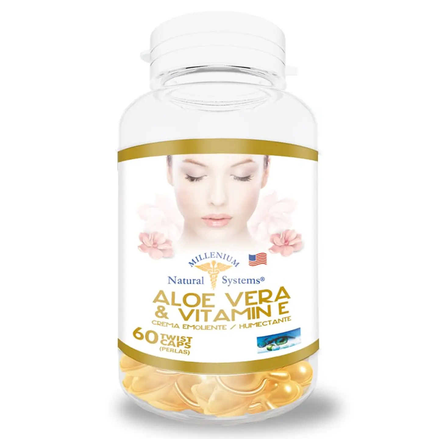 Aloe Vera & Vitamina E 60 Capsulas 1