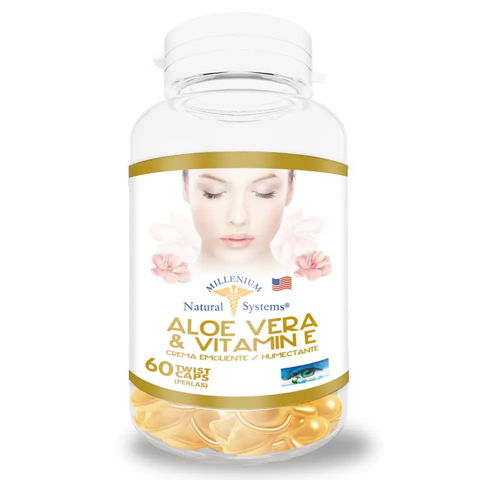Aloe Vera & Vitamina E 60 Capsulas 1