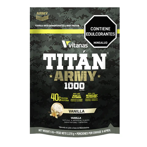 Titan Army 5 Lbs Vainilla Vitanas