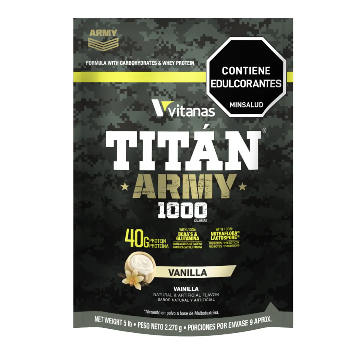 Titan Army 5 Lbs Vainilla Vitanas 1