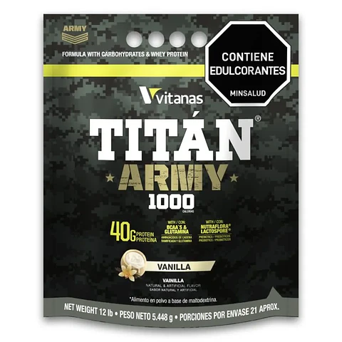 Titan Army 12 Lbs Vainilla Vitanas