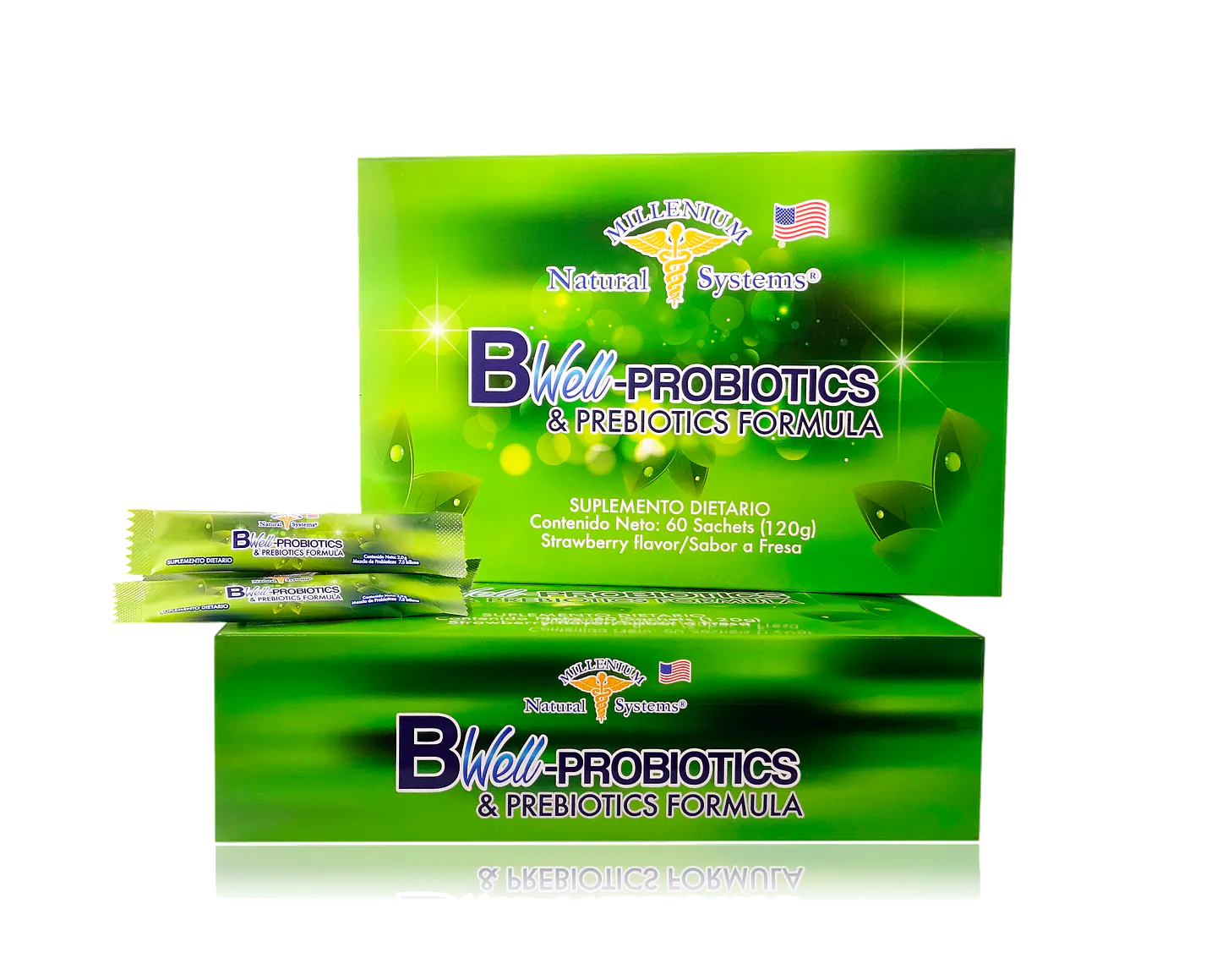 Bwell Probioticos & Prebioticos 60 Sobres 1