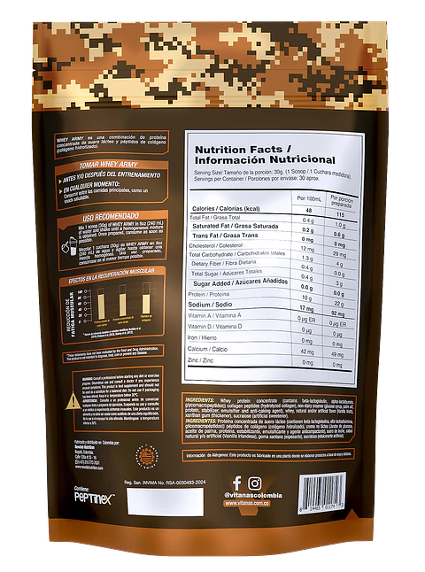 Whey Army 2 Lbs Vitanas