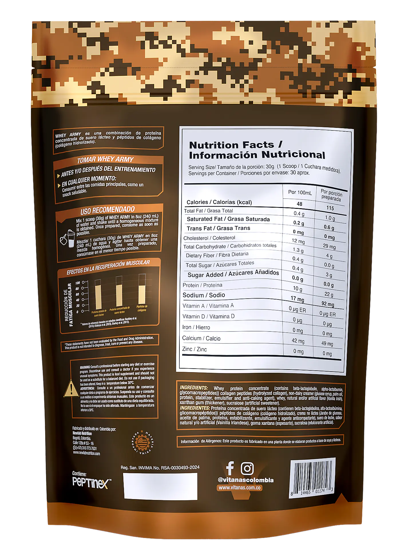 Whey Army 2 Lbs Vitanas 2