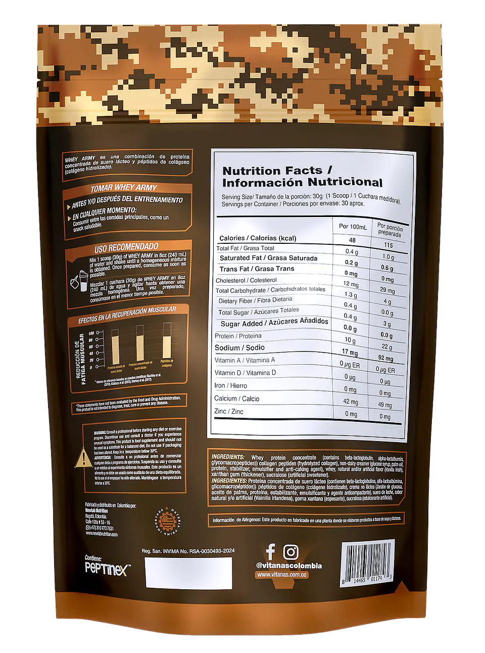 Whey Army 2 Lbs Vitanas 2