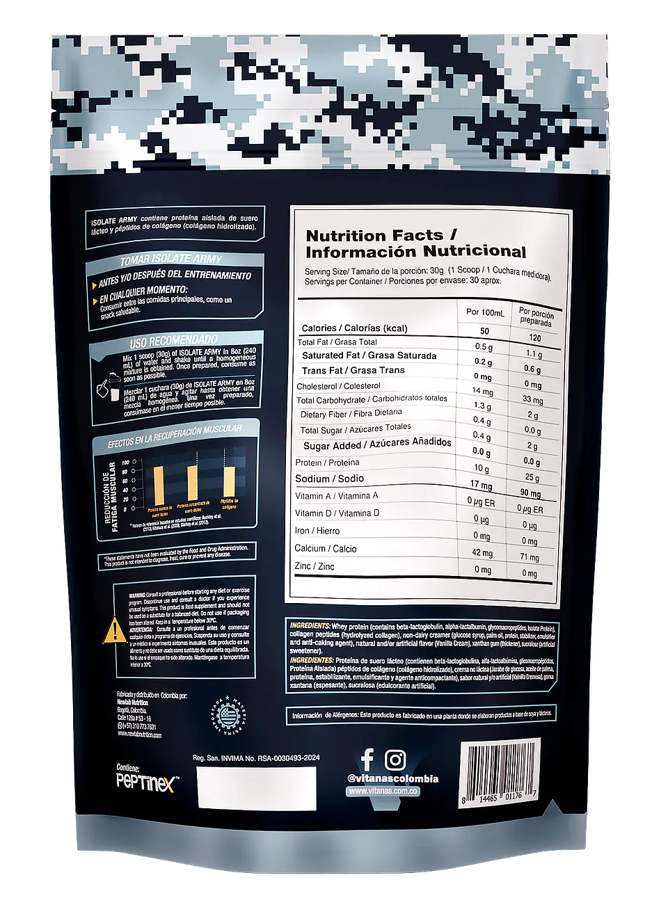 Isolate Army 2 Lbs Vitanas 2