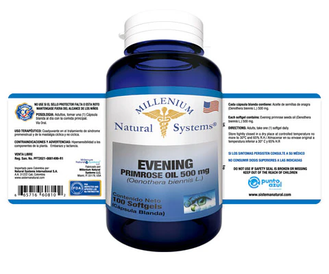 Evening Primrose Oil 100 Softgels