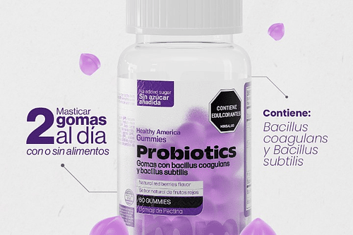 Probiotics 60 Gummies Healthy America