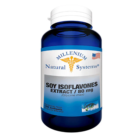 Soy Isoflavonas 80mg 100 Softgels