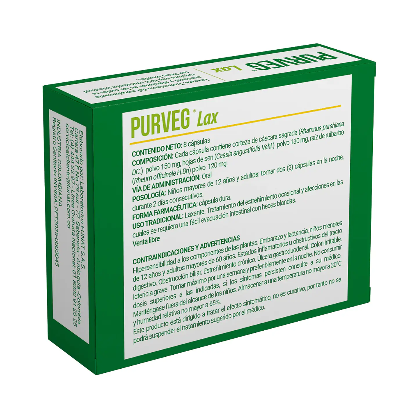 Purveg 8 Capsulas Funat 2