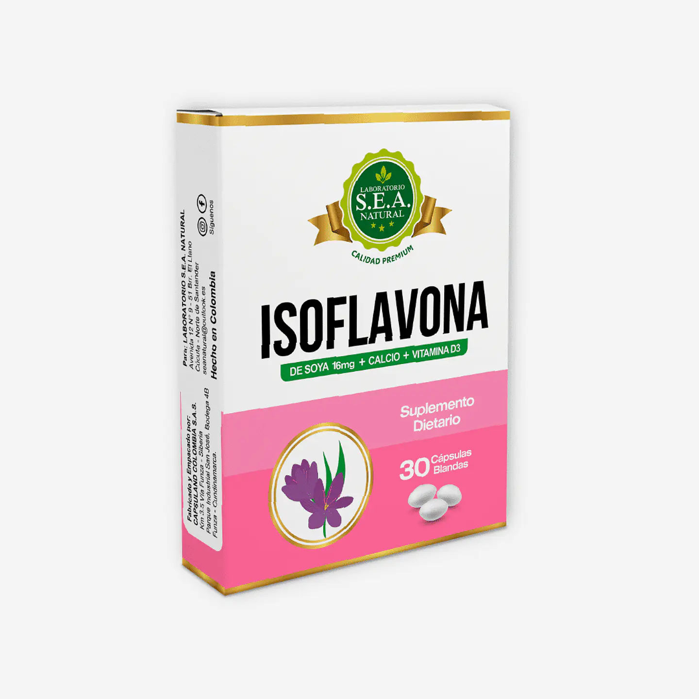 Isoflavona de Soya 30 Perlas 1