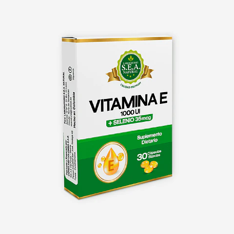 Vitamina E 1000UI + Selenio 35mcg