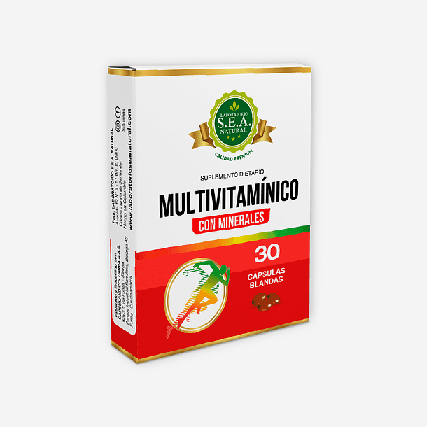 Multivitamínico con Minerales 30 Perlas 