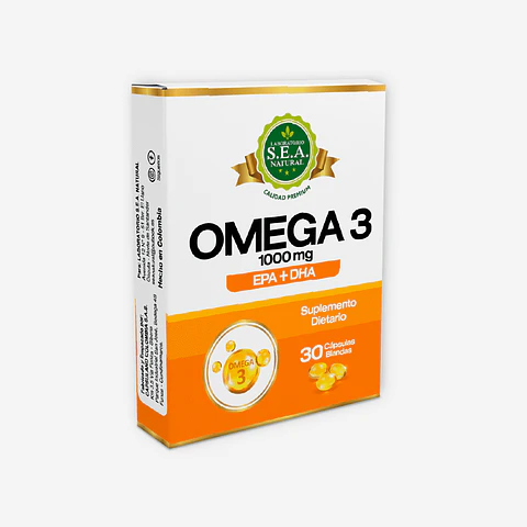 OMEGA 3 1000 MG EPA + DHA 30 PERLAS