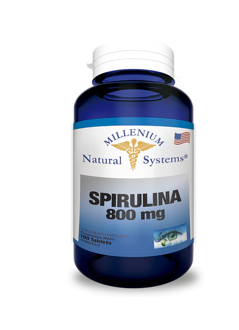 Spirulina 800 mg 100 tabletas