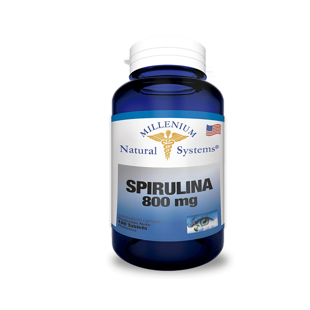 Spirulina 800 mg 100 tabletas 1