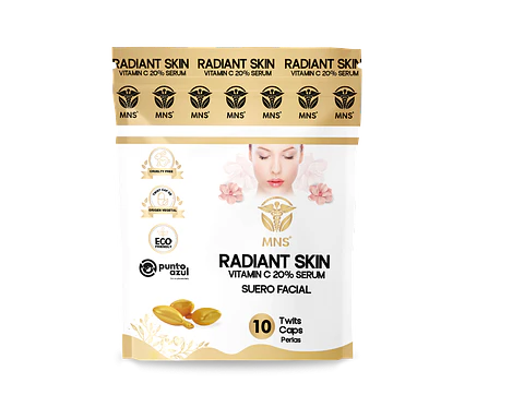 Radiant Skin Vitamin C & Serum 10 Aplicaciones