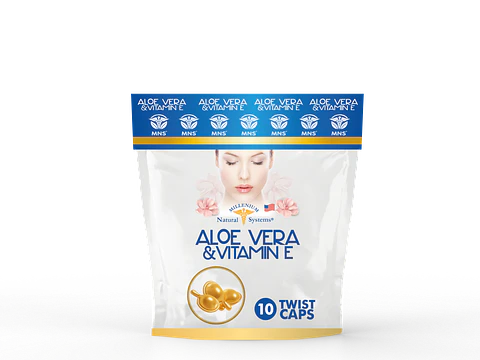 Aloe Vera & Vitamina E 10 Capsulas