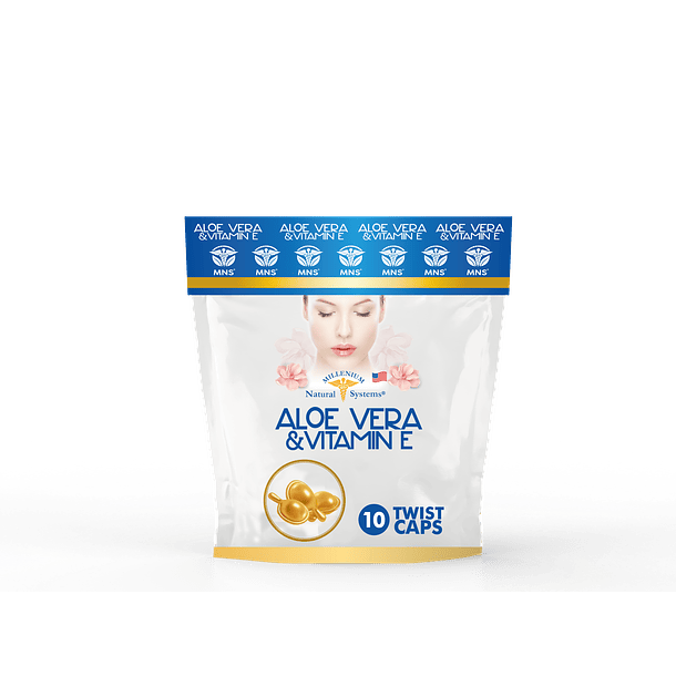 Aloe Vera & Vitamina E 10 Capsulas