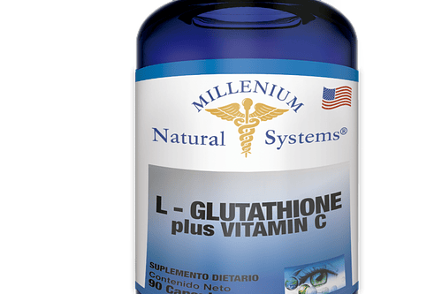 L-Glutathione Plus Vitamina C 90 Capsulas
