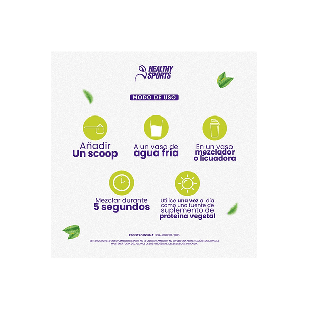 Vegan Protein 910G 30 Servings Healthy Sports 4