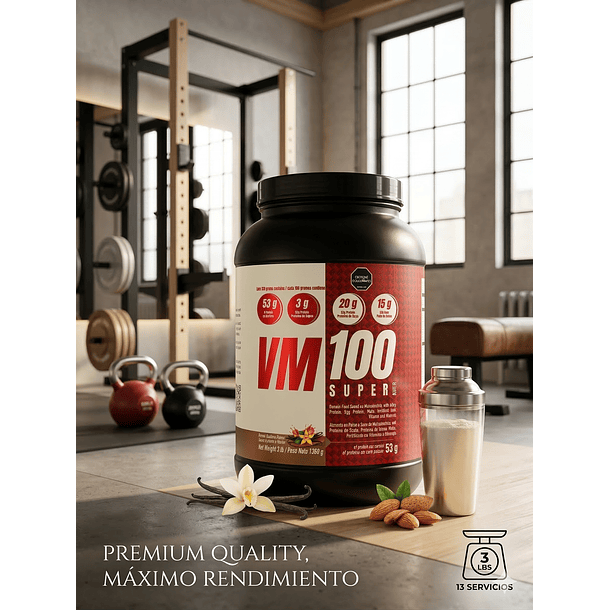 Vm100 Super 3 Lbs Alimentos Naturales Vida Sana 4