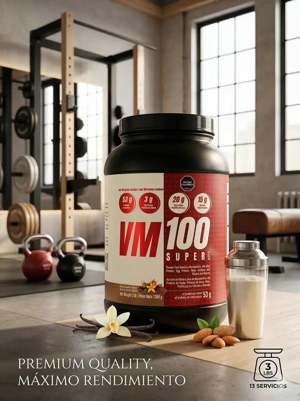 Vm100 Super 3 Lbs Alimentos Naturales Vida Sana 6