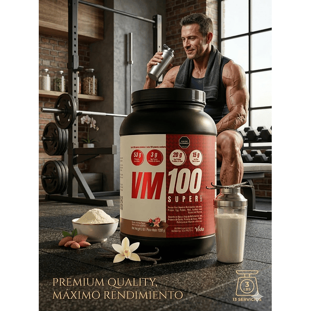 Vm100 Super 3 Lbs Alimentos Naturales Vida Sana 5