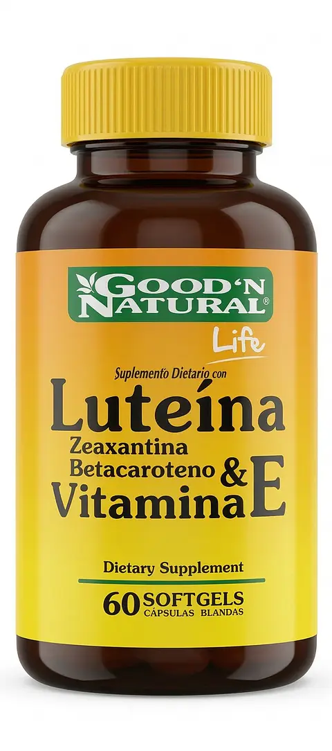 Luteína Zeaxantina Betacaroteno & Vitamina E Good Natural Life 60 Softgels