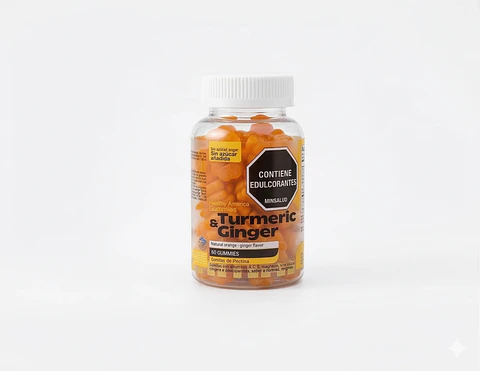 Turmeric & Ginger 60 Gummies Healthy America