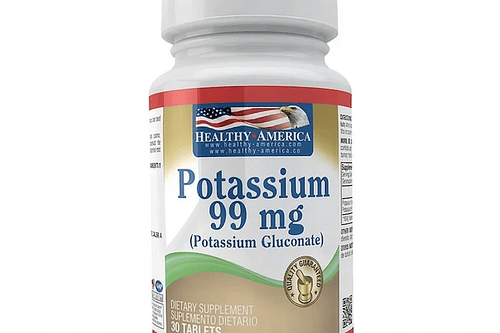 Chelated Potassium 99mg 30 Tabletas Healthy America
