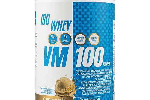 VM100 Iso Whey 908g Alimentos Naturales Vida Sana