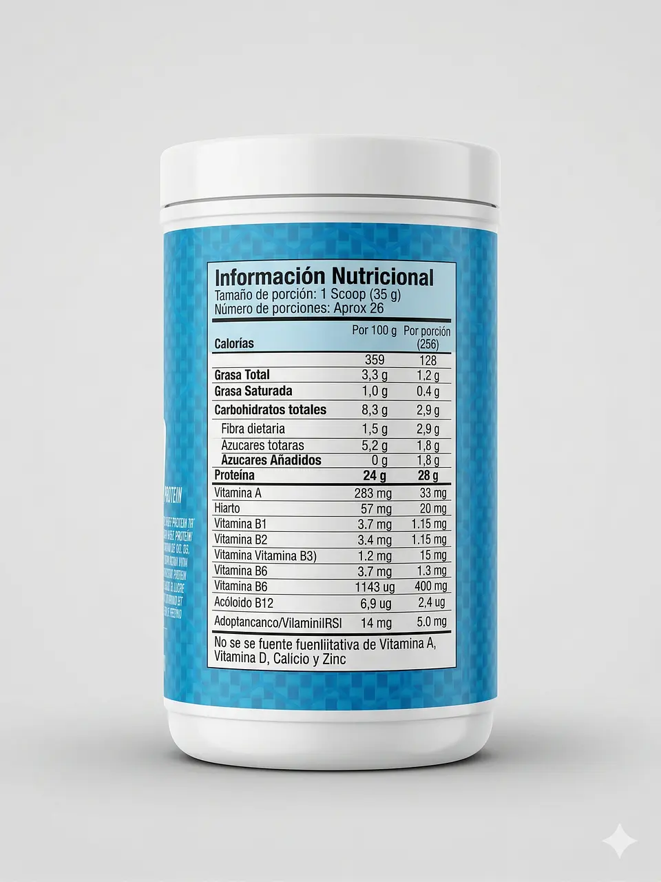 VM100 Iso Whey 908g Alimentos Naturales Vida Sana 2