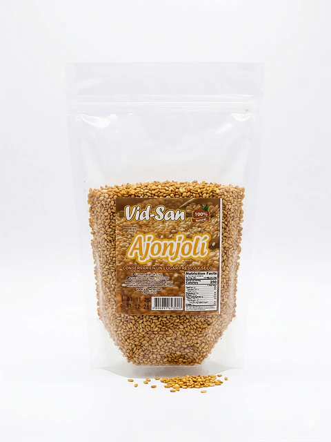 Ajonjoli O Sesamo Tostado 250G Alimentos Naturales Vida Sana