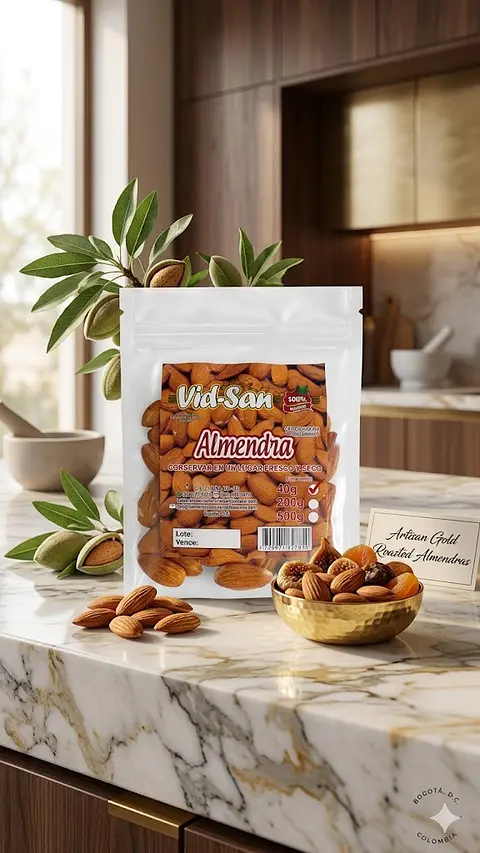 Almendra 40G Alimentos Naturales Vida Sana