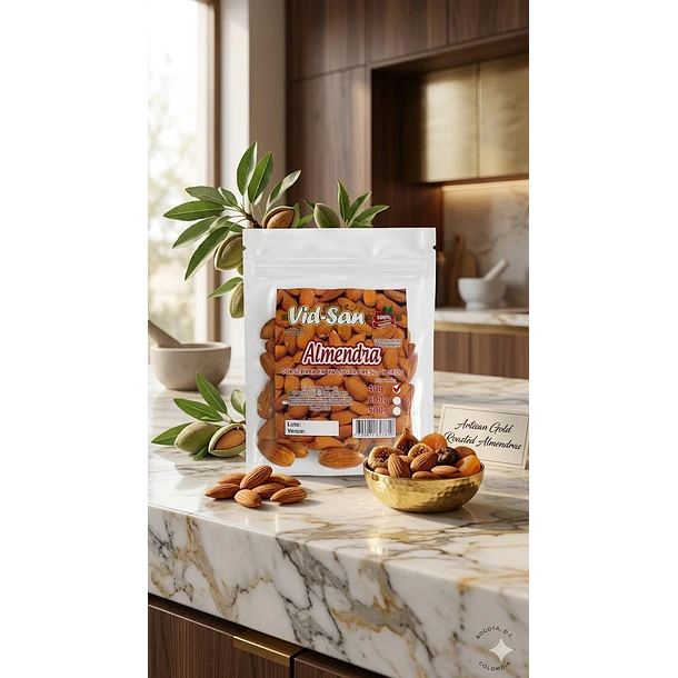 Almendra 40G Alimentos Naturales Vida Sana 2
