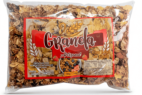 Granola Artezsanal 450G Alimentos Naturales Vida Sana