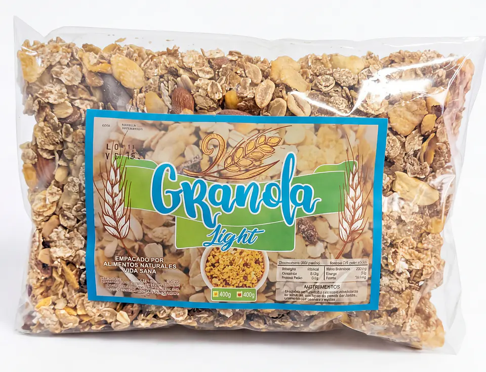 Granola Light 400G Alimentos Naturales Vida Sana 1