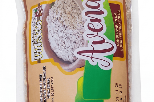 Avena En Hojuelas 500G Alimentos Naturales Vida Sana