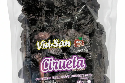 Ciruela Pasa 500G Alimentos Naturales Vida Sana