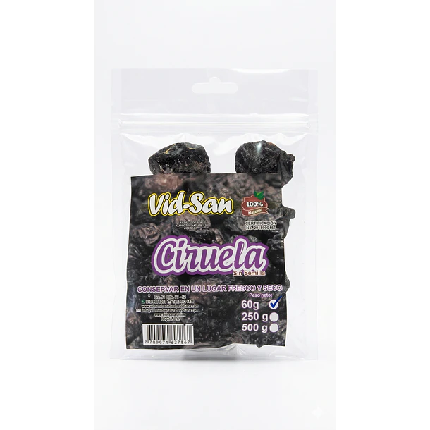 Prune 60G Natural Foods Healthy Living 1