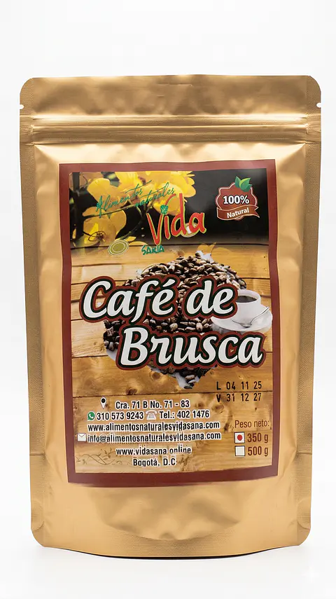 Cafe De Brusca 350G Alimentos Naturales Vida Sana