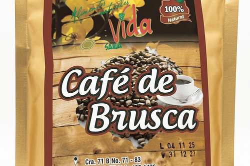 Cafe De Brusca 500G Alimentos Naturales Vida Sana