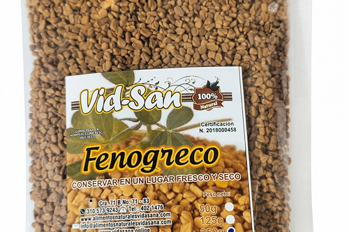 Semillas De Fenogreco 250G Alimentos Naturales Vida Sana