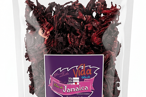Flor De Jamaica 100G Alimentos Naturales Vida Sana