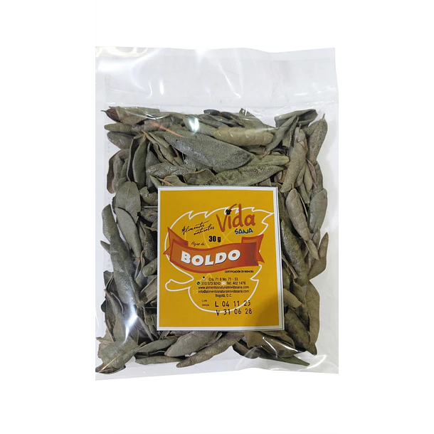 Boldo Leaves 30g Natural Foods Healthy Living